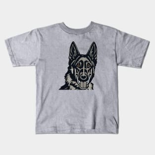 German Shepherd Dog Smile Kids T-Shirt